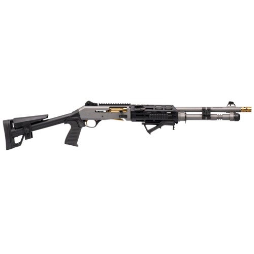 PANZER ARMS M4 Pro AI Tact 12Ga 3" 18.5" Grey/Bronze Titanium for sale at KYGUNCO.
