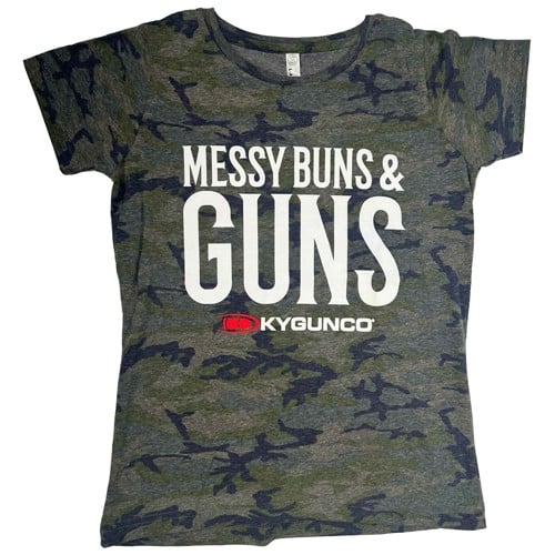 KYGUNCO Women's Fine Jersey Tee - Vintage Camo for sale at KYGUNCO.
