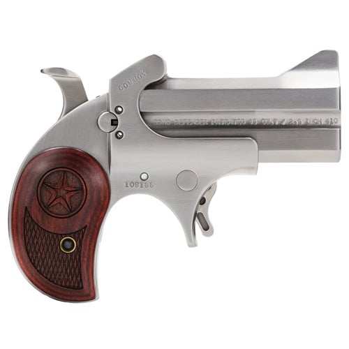 BOND ARMS Cowboy Defender 45 LC / 410 Gauge 3" 2rd - Stainless / Rosewood for sale at KYGUNCO.