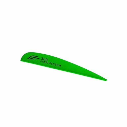 FLEX-FLETCH FFP 300 Flex2 Vanes 39pk - Flo Green for sale at KYGUNCO.