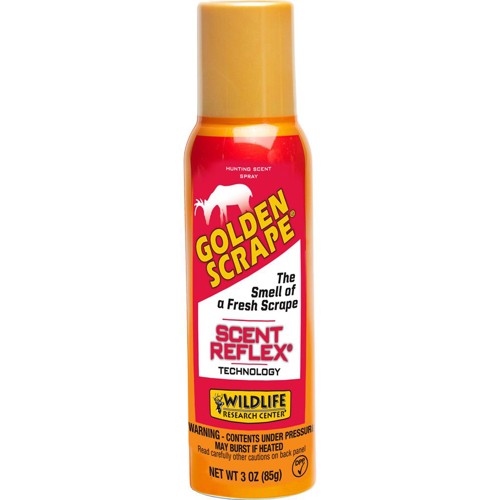 WILDLIFE RESEARCH Golden Scrape Scent Reflex Tech Spray Can 3 oz for sale at KYGUNCO.