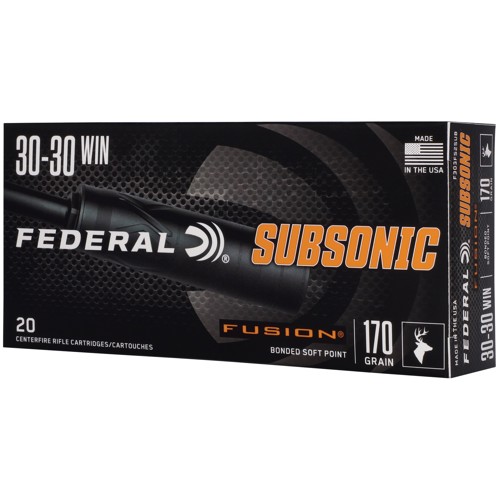 FUSION AMMO 30-30 Win 170Gr Fusion Subsonic 20rd for sale at KYGUNCO.
