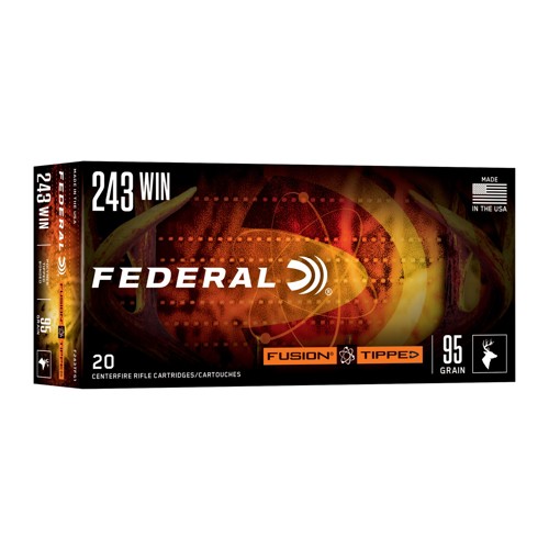 FUSION AMMO 243 Win 95Gr Fusion Tipped 20rd for sale at KYGUNCO.