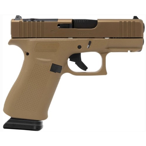 GLOCK G43X 9mm 3.4in FDE 15rd for sale at KYGUNCO.