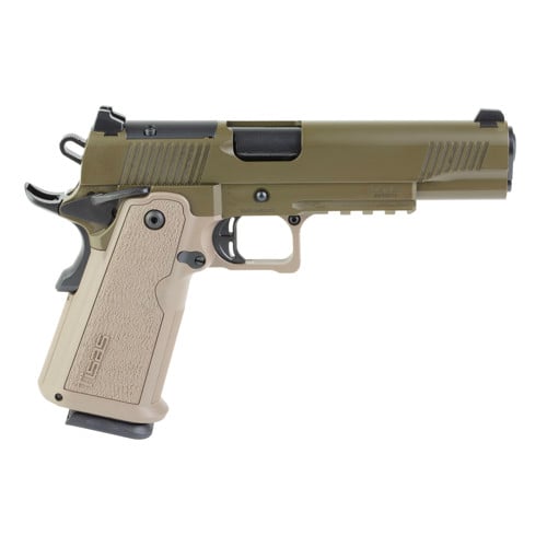 TISAS 1911 Duty DS 9mm 5" 18rd Optic Ready Pistol - FDE/Coyote for sale at KYGUNCO.