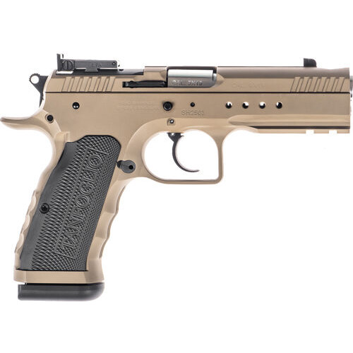 TANFOGLIO Hexagon Tactical 9mm 4.45" 17rd Compensated OR Tan for sale at KYGUNCO.