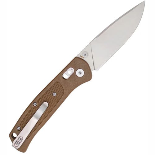 COBRATEC EDC Scout Drop Point Grivory Bar Lock Mocha for sale at KYGUNCO.