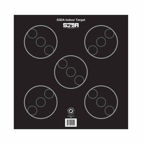 MAPLE LEAF PRESS S3DA Indoor 5 Spot Target Face-Black for sale at KYGUNCO.