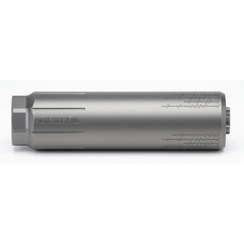 POLITE SOCIETY Huckleberry  36 TI Titanium Silencer for sale at KYGUNCO.