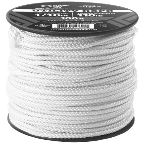 ATWOOD 1/16" X 100ft Utility Cord COLORS WILL VARY for sale at KYGUNCO.