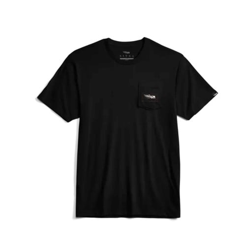 SITKA Tech Whitetail Pocket Tee Sitka Black for sale at KYGUNCO.