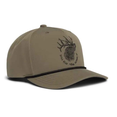 SITKA Elk Sketch Retro 5 Panel Snapback DrkGrn Sage OSFA for sale at KYGUNCO.