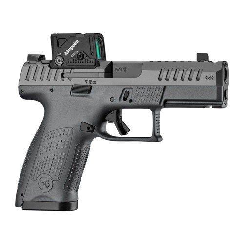 CZ USA P-10 C Ported 9mm 4" 15/17/19rd w/ Aimpoint COA - Gray & Black for sale at KYGUNCO.