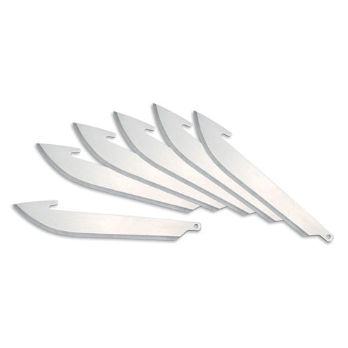 OUTDOOR EDGE 3.5" RazorSafe™ System Drop-Point Replacement Blades 6-pack for sale at KYGUNCO.