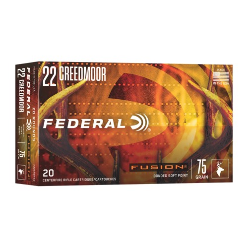 FEDERAL AMMO 22 Creedmoor 75gr Fusion for sale at KYGUNCO.