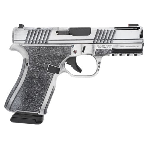 BLACK RAIN ORDNANCE Frontline+ 9mm 4" White Battleworn for sale at KYGUNCO.