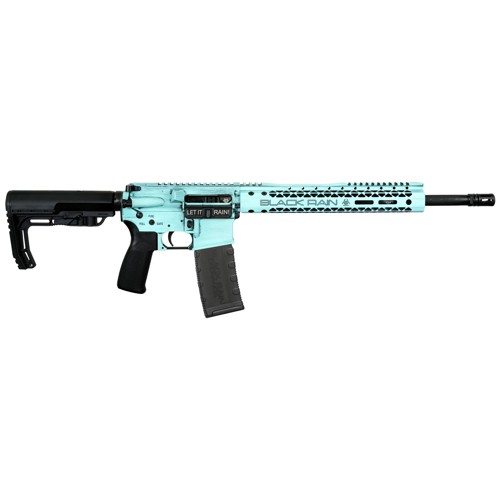 BLACK RAIN ORDNANCE Fusion Spec+ 5.56 16" Robins Egg Blue Battleworn for sale at KYGUNCO.