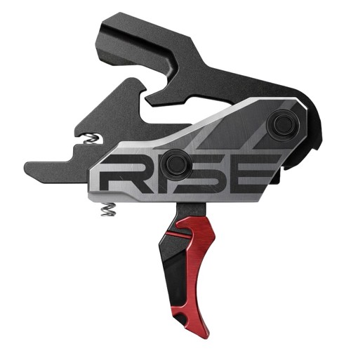 RISE ARMAMENT Blitz G2 Trigger Blk/Red Curved for sale at KYGUNCO.