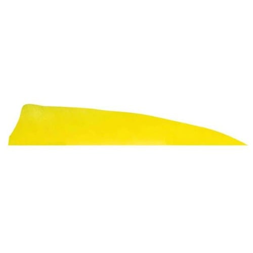 GATEWAY FEATHERS 4" Shield Cut Yellow-RW for sale at KYGUNCO.