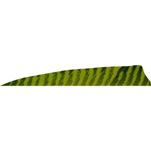 GATEWAY FEATHERS 4" Shield Cut Chartreuse-RW for sale at KYGUNCO.