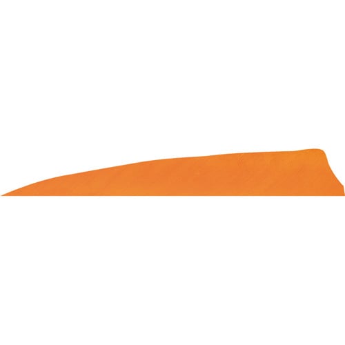 GATEWAY FEATHERS 4" Shield Cut Orange-RW for sale at KYGUNCO.