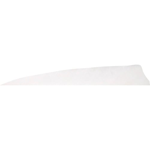 GATEWAY FEATHERS 4" Shield Cut White-RW for sale at KYGUNCO.