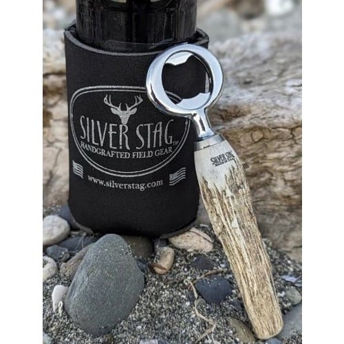 SILVER STAG KNIVES Stag Handle Bottle Opener for sale at KYGUNCO.
