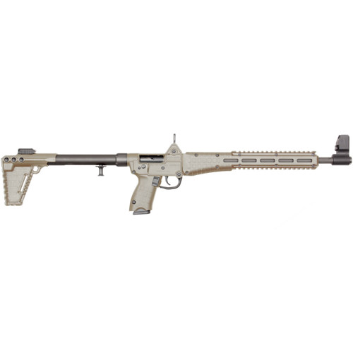 KELTEC Sub-2000 G2 9mm 16.1" 15rd Semi-Auto Rifle w/ Folding Stock - Glock 19 Mag - FDE / Black for sale at KYGUNCO.