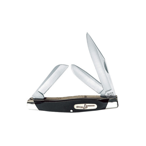 BUCK KNIVES Stockman Black 3 Blade Knife for sale at KYGUNCO.