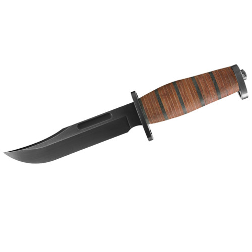 BUCK KNIVES Brahma 6" Fixed Blade - Leather Handle for sale at KYGUNCO.