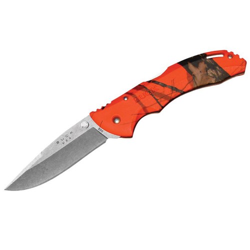 BUCK KNIVES Bantam BHW Mossy Oak Blaze Camo 3-3/4" Drop Point for sale at KYGUNCO.