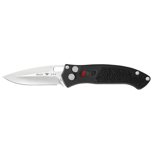 BUCK KNIVES Impact 3.12" Automatic Knife - Black  / Satin for sale at KYGUNCO.