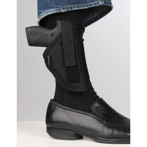 BULLDOG Right Ankle Holster - Black Mini Semi-Autos for sale at KYGUNCO.