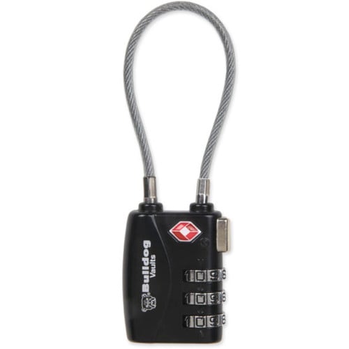 BULLDOG TSA Lock w/Steel Cable - Single Pack for sale at KYGUNCO.