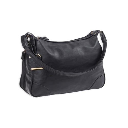 BULLDOG Hobo Style Purse - Black w/Black Trim 13 x 10.5 x for sale at KYGUNCO.