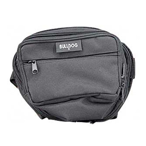 BULLDOG Fanny Pack Holster Black w/ Black Trim - small for sale at KYGUNCO.