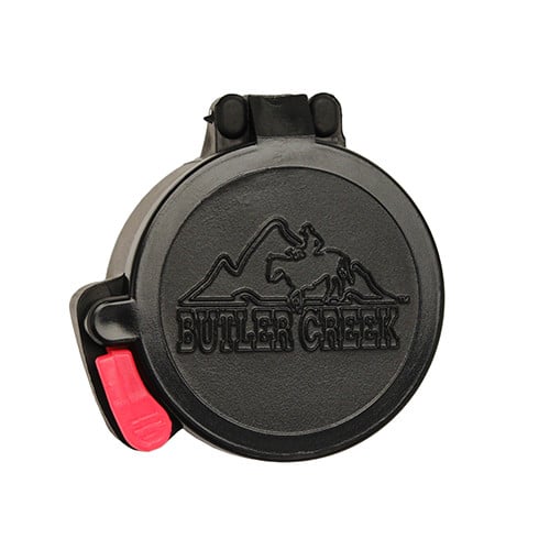 BUTLER CREEK Flip Open Scope Cover Eyepiece 20 Black for sale at KYGUNCO.