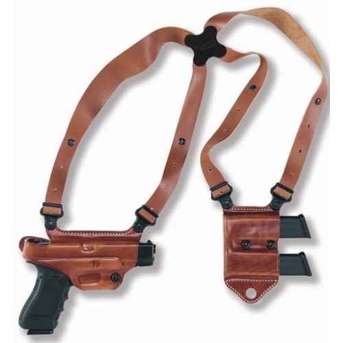 GALCO Miami Classic II Shoulder System Glock 17 Tan RH for sale at KYGUNCO.