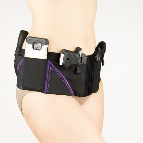 CAN CAN CONCEALMENT Classic Hip Hugger Holster Purple Small for sale at KYGUNCO.