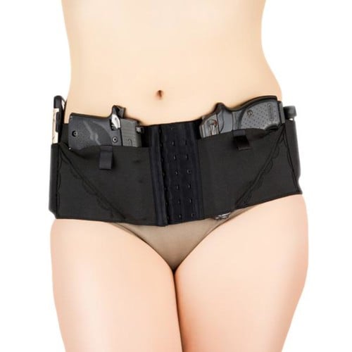 CAN CAN CONCEALMENT Classic Hip Hugger Holster Black Large for sale at KYGUNCO.