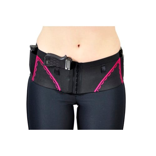 CAN CAN CONCEALMENT Classic Hip Hugger Holster Hot Pink Medium for sale at KYGUNCO.