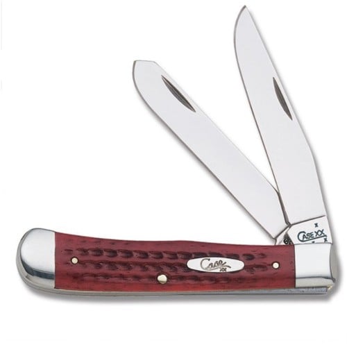 CASE KNIVES Pocket Worn Old Red Bone Corn Cob Jig Trapper for sale at KYGUNCO.