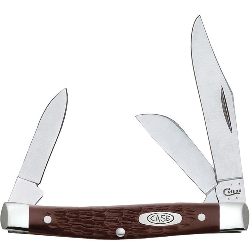 CASE KNIVES Brown Synthetic Medium Stockman (6344 SS) for sale at KYGUNCO.