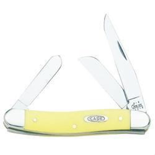 CASE KNIVES Yellow Synthetic Medium Stockman (3318 CV) for sale at KYGUNCO.