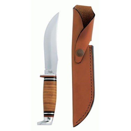 CASE KNIVES Leather Hunter (323-5 SS) w/Leather Sheath for sale at KYGUNCO.