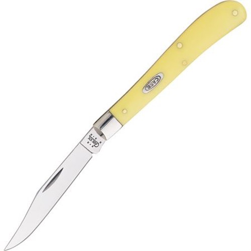 CASE KNIVES Yellow Synthetic Slimline Trapper (31048 CV) for sale at KYGUNCO.