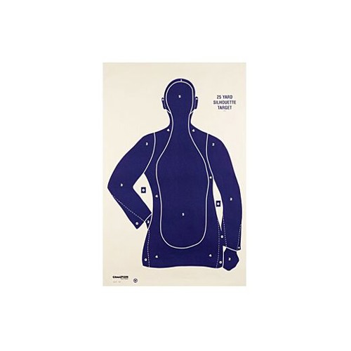 CHAMPION Police Silhouette Target | 100 Pack for sale at KYGUNCO.