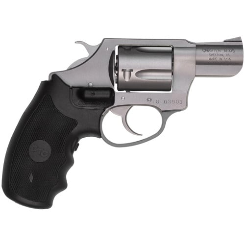 CHARTER ARMS Undercover 38 Special +P 2" 5rd Revolver w/ Crimson Trace LaserGrips - Stainless for sale at KYGUNCO.