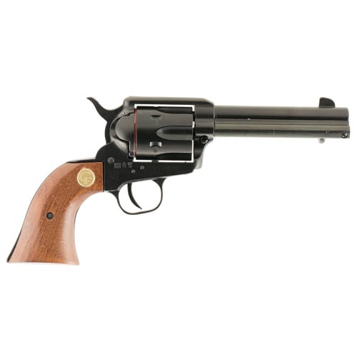 CHIAPPA FIREARMS 1873 SAA 22LR 4.75" 6rd Revolver - Black / Wood for sale at KYGUNCO.