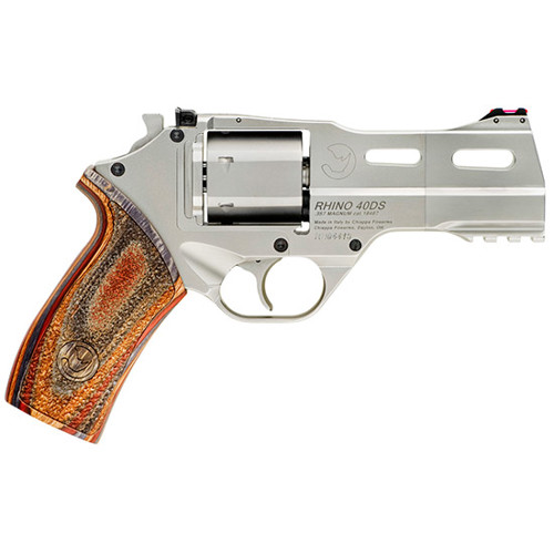 CHIAPPA FIREARMS Rhino 357 Mag 4" 6rd Revolver - Stainless / Wood for sale at KYGUNCO.